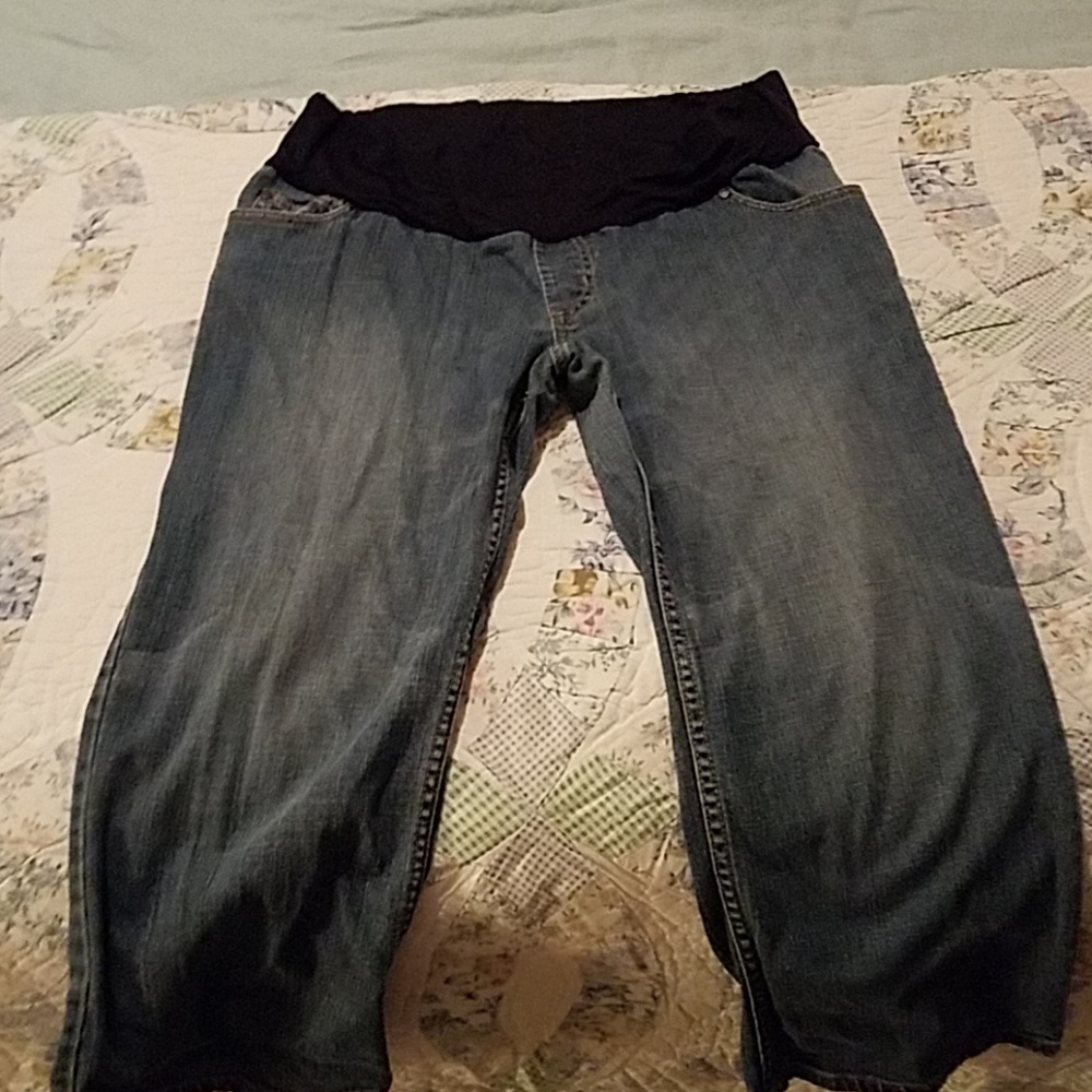 Liz Lange maternity jeans st 8